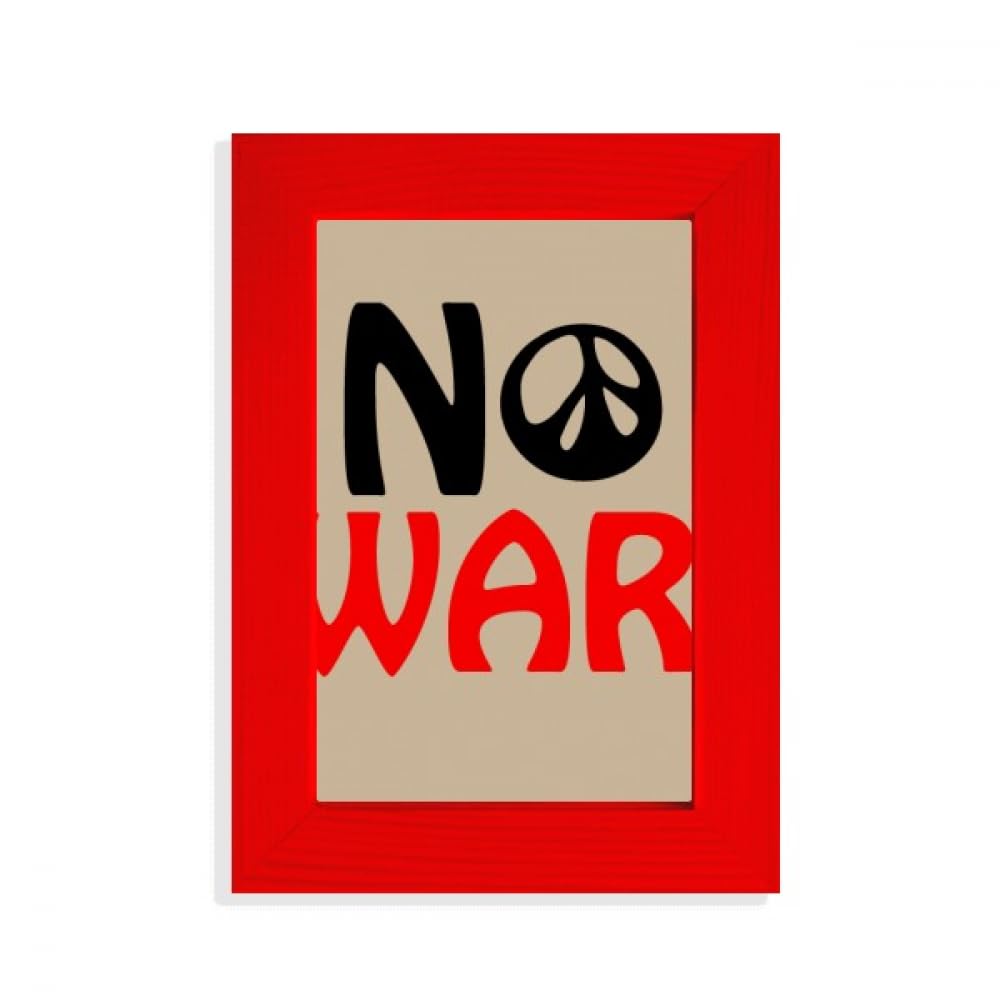Cadre photo de prestige Art déco Love Peace World coloris rouge galerie d'art