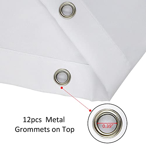 Ambzek Sugar Skull Shower Curtain Mushroom Floral 60Wx72L Inch Gothic Halloween Bathroom Decor Set Goth Skeleton Spooky Men Butterfly Daisy Vintage Artwork Cloth Fabric Bath Accessories 12 Pack Hooks #TOP3