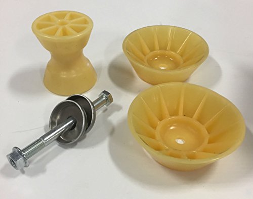 Shorelander SK0195 4 Inch Bow Roller Assembly with Profile End Caps