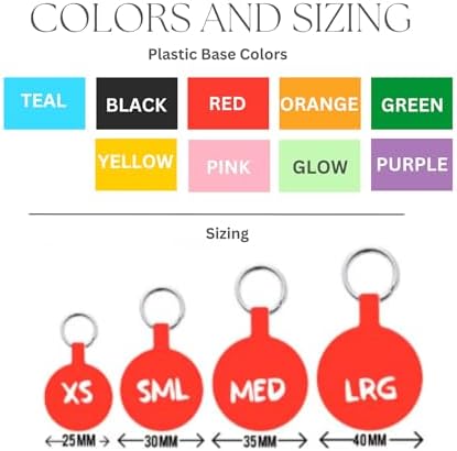 Mardi Gras Quiet & Lightweight Eco-Friendly Pet ID Tag (Small) image 2