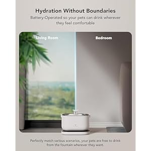 PETLIBRO-Cat-Water-FountainWireless-Pet-Fountain-Battery-Operated25L84oz-Dockstream-Automatic-Dog-Water-Dispenser-for-Drinking-with-Quiet-Pump-Inside-Stainless-Steel-Tray-Easy-Clean-BPA-Free - Cucciolini Doodles   PETLIBRO-Cat-Water-FountainWireless-Pet-Fountain-Battery-Operated25L84oz-Dockstream-Automatic-Dog-Water-Dispenser-for-Drinking-with-Quiet-Pump-Inside-Stainless-Steel-Tray-Easy-Clean-BPA-Free