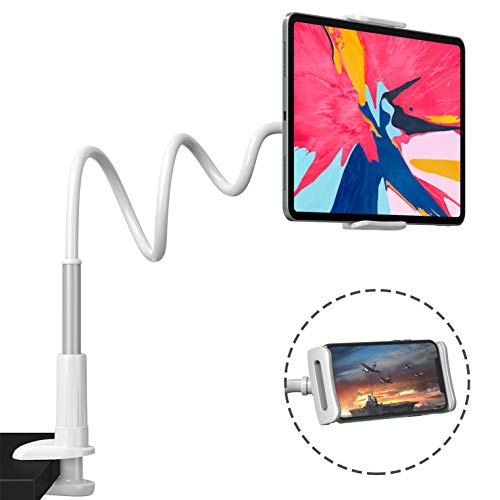 Andobil Gooseneck Tablet Holder for Bed - Upgraded Tablet Stand Mount Compatible