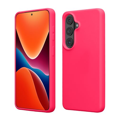 kwmobile Housse Compatible avec Samsung Galaxy S26 Plus Coque - Housse de téléphone Protection Souple en TPU Silicone - Rose Fluo