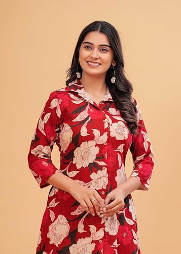 Image of TANISHA Women's Cotton Blend Co-ord Set