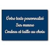 1️⃣ Personnalisation sur mesure Ajoutez le texte de votre choix : prénom, nom de famille, numéro de rue, date, entreprise ou message personnalisé. Création unique fabriquée à la demande.