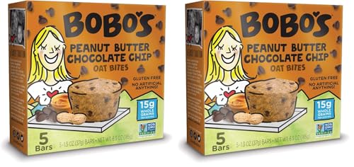 Bobo's Oat Bites, Peanut Butter Chocolate Chip, 1.3 Ounce-5 Count(Pack
