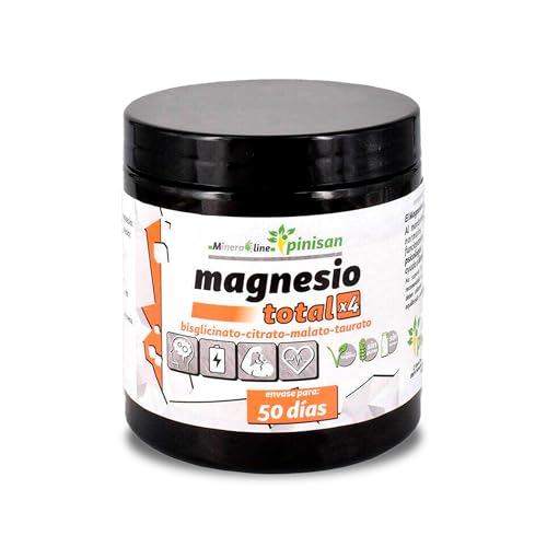 Pinisan Magnesio total - 150 gr en polvo - Complemento alimenticio a base de magnesio