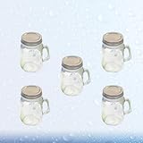 Alipis Glasbecher Kreative Puddingbecher und Eisbecher 120 Ml 5 Stück mit Henkel aus Glas Praktische Dessertgläser für Restaurant und Hotel