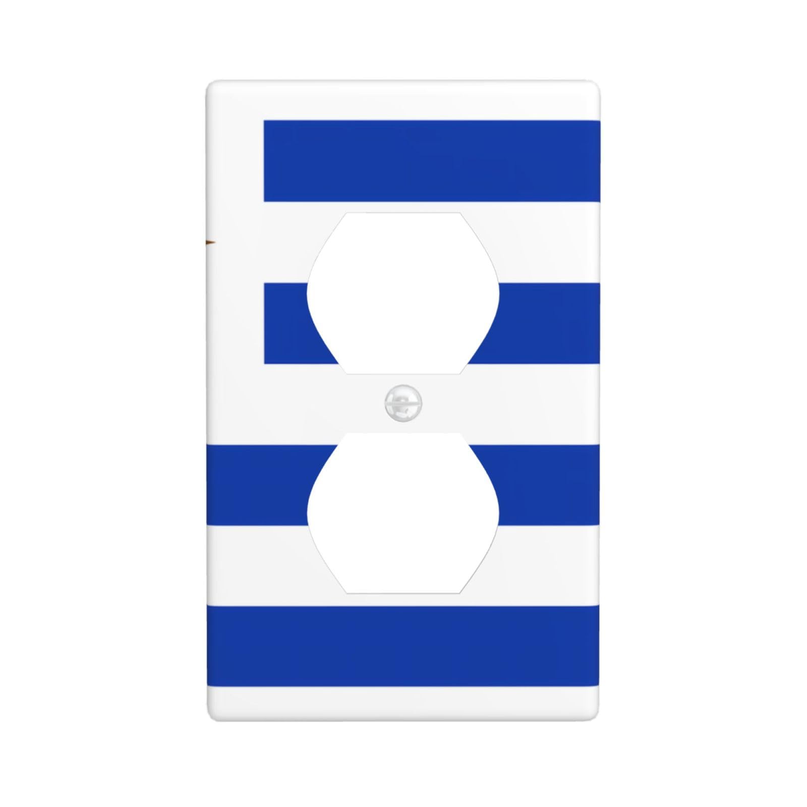 Flag of Uruguay Unbreakable Polycarbonate Switch Plate-1 Gang Screwless Wall Plate for Home Office