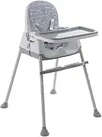 Cadeira de Alimentação Bebê Portátil Zest Cinza - Maxi Baby