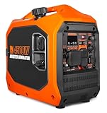 WEN 4500-Watt Inverter Generator, RV-Ready, Quiet, Portable, and Lightweight with Fuel Shut Off (56432i)