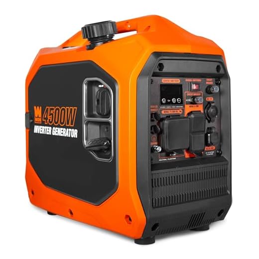 WEN 4500-Watt Inverter Generator, RV-Ready, Quiet, Portable, and Lightweight with Fuel Shut Off (56432i)