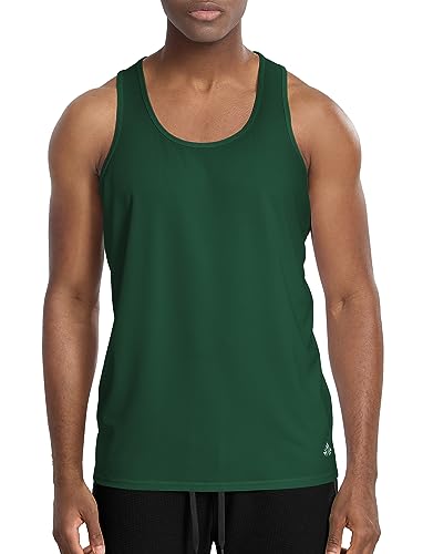 Zengjo Running Singlet Men (Green,Xl) #TOP1
