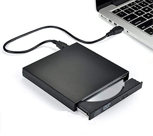 Image of CEZO External USB 3.0 Portable Slim CD /DVD-ROM +-R-R-RW Burner Writer for Laptop Desktop Notebook Windows and Mac OS (Black)