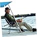 BESPORTBLE Fishing Chair Umbrella Stand by Stainless Steel Beach Umbrella Clamp for Chair Rod Holder Clamp
