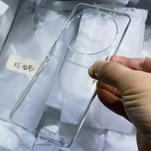 Image of for Tecno Phantom V Flip 5G,Tecno Phantom V Flip 5G Phone Case Clear Transparent TPU Shock-Absorption Flexible Cell Phone Cover for Tecno Phantom V Flip 5G - Transparent