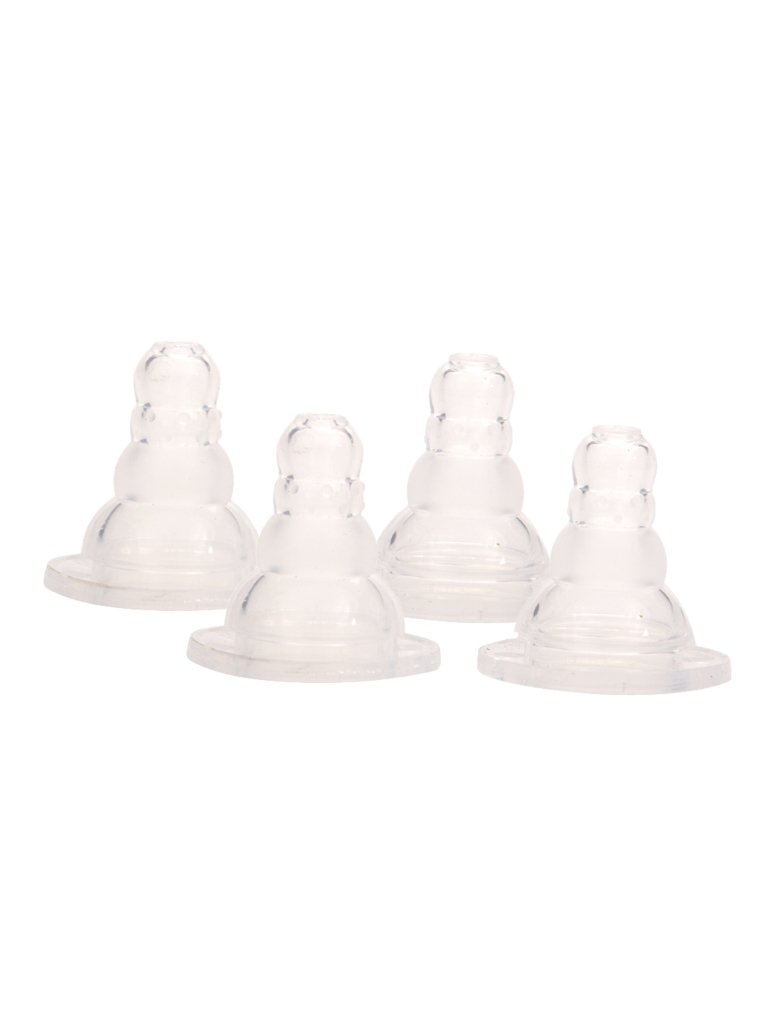 Mee Mee Anti-Colic Easy Flo Silicone Teat, White, Small, 4 Pieces (Pack of 2)-image-27