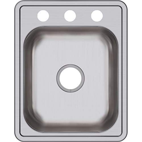 Image of Elkay Dayton D117213 Single Bowl Top Mount Stainless Steel Bar Sink