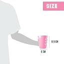Tickles Pack of 50, Beer Pong Glasses with Free Ping Pong Balls Set, Easy Grip Reusable Drinking Party Cups for Iced Tea, Punch, Cocktail, Couple, Ladies Games (Color: Pink Size: 475 ml) gallery image