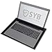Shield Your Body - Laptop Lap Pad with SaferBody™, Anti Radiation Shield & Heat Shield Pad, EMF Blocker Laptop Pad for Up to 17in.Wide Device (15.9 x 12 inches), Jet Black PU Leather Color