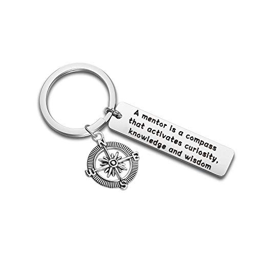 MYOSPARK Mentor Gift Leader Mentor Keychain Thank You for Being So Supportive Keychain Teacher Jewelry Boss Manager Gift (A Mentor Keychain)