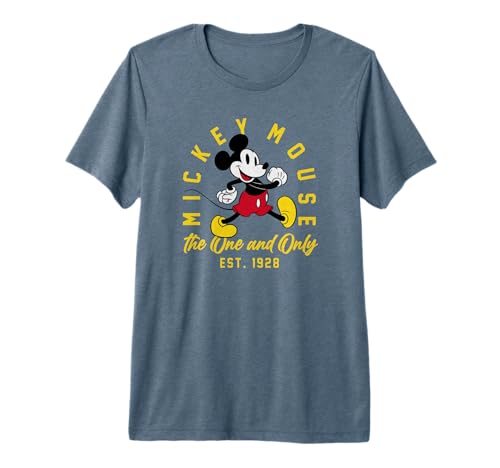 T-shirt Mickey Mouse Disney Premium en coton peigné avec impression haute durabilité