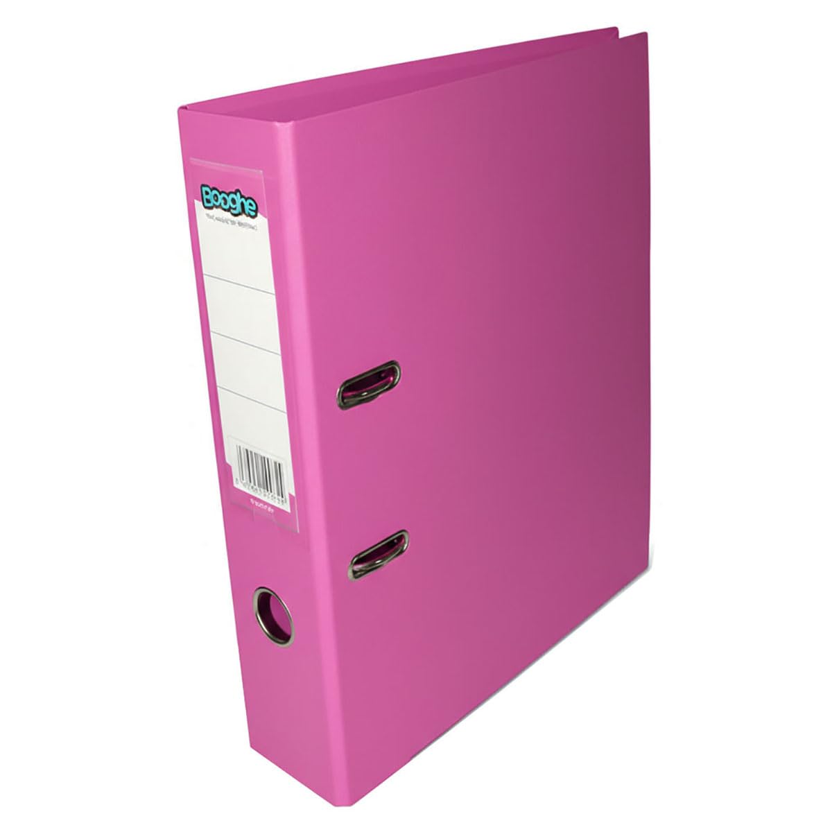 Booghe A4 Lever Arch File with Protector – Single, 4 or 10 Pack – Black, Red, Blue, Green, Turquoise, Fuchsia – Heavy Duty Office Filing & School Binders (1, Fuchsia)