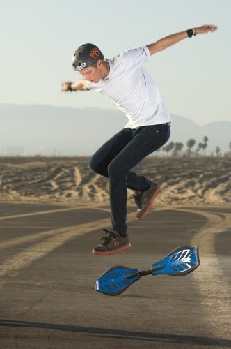Image of Wave Board Skateboard with 2 Wheels - Anti-Slip Deck, Smooth Caster Wheels, Portable Swing Board for Kids & Adults