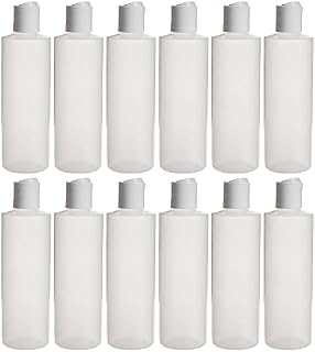 Earth's Essentials Twelve Pack of Refillable 8 Oz. Squeeze Bottles with One H