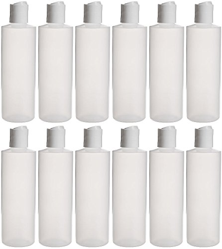 Earth's Essentials Twelve Pack of Refillable 8 Oz. Squeeze Bottles with One H