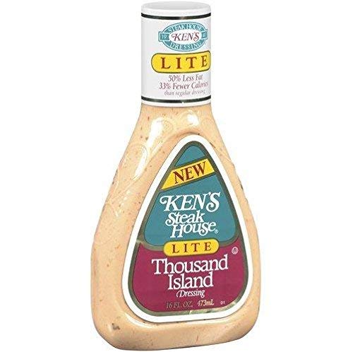 Ken s Steakhouse LITE Thousand Island Dressing (Pack of 3) 16 oz Bottles