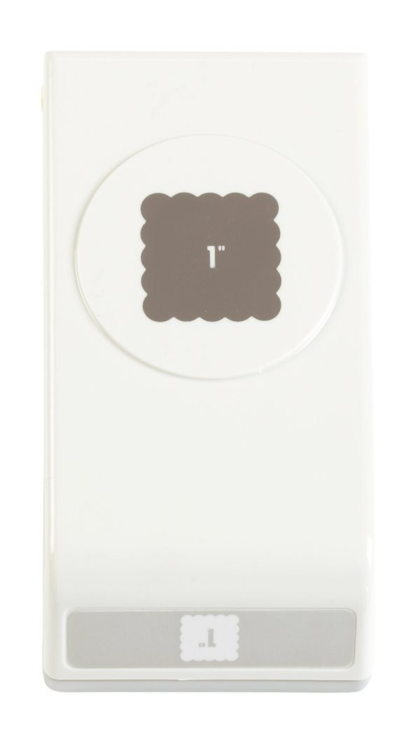 EK Tools Square Punch, 1-Inch Scalloped Edge