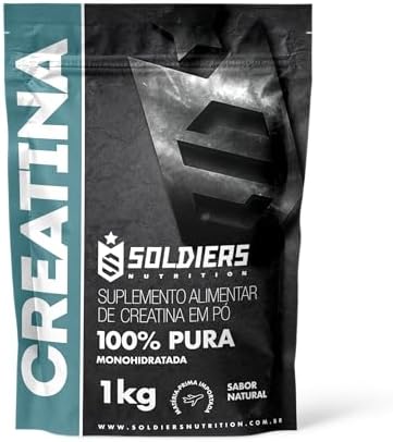 Creatina Monohidratada 1Kg - 100% Pura Importada - Soldiers Nutri...