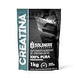 Creatina Monohidratada 1Kg - 100% Pura Importada - Soldiers Nutrition
