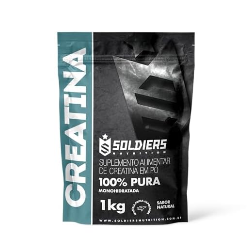 Creatina Monohidratada 1Kg - 100% Pura Importada - Soldiers Nutrition