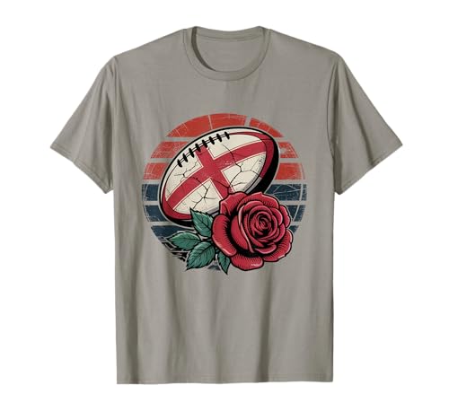 England Rugby English Flag Rugby England women The Red Roses T-Shirt