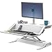 Fellowes 8042801 Lotus Adjustable Computer Monitor Stand for Desk with Single Monitor Arm, 26 Inch Monitor Capacity