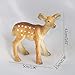 HUANLEGOU Deko Skulpturen Mini Sika Deer Figur Tier Tier Miniatur Modell Shooting Requisiten Harz Ornamente Dekoration Lebensmittelpuppe, Sika Deer
