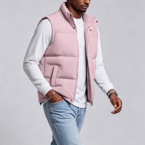 Jackets for Men Casual Lightweight Sleeveless Full Zip Up Jacket Outerwear - image 2