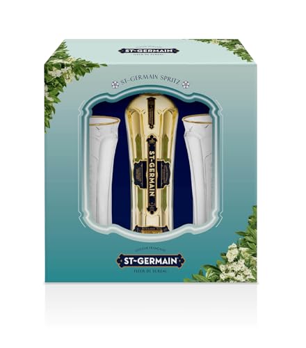 St germain Coffret liqueur + 2 verres - La bouteille de 20cl