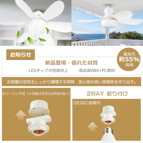 Brightorch LEDシーリングファンライト TENSMART-A1 の商品画像 3