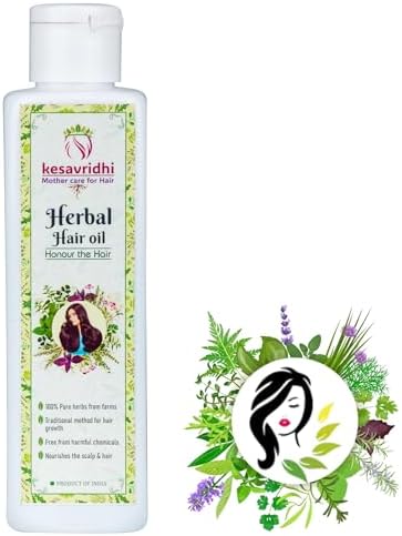 Kesavridhi Herbal Hair Oil – 200ml | Natural & Chemical-Free | Enriched with Traditional Herbs