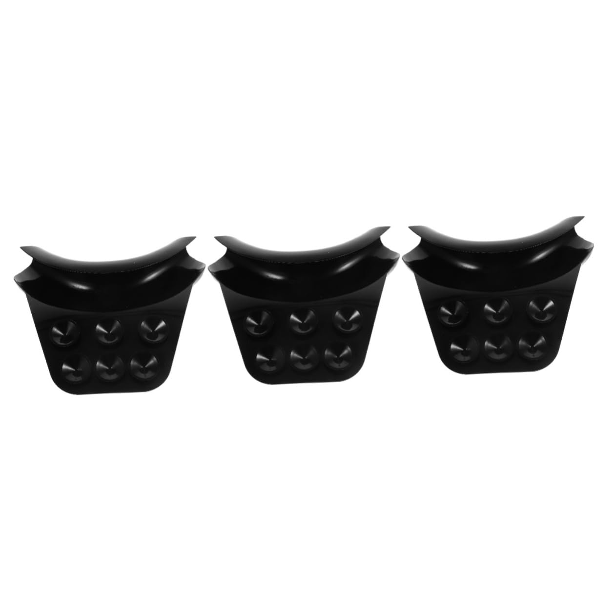 Healeved 3pièces Coussin De Cervical Silicone avec Ventouses pour Salon De Coiffure Support Ergonomique pour Lavage De Cheveux Compatible Plupart Bacs à Shampooing Réutilisable Et