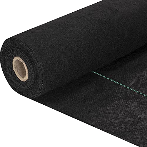KAERMO Weed Barrier Landscape Fabric 3ft X 50ft 5oz Pro Fabric Landscape Pro Covers Weeds Durable & Heavy-Duty Weed Block Gardening Mat, Eco-Friendly & Convenient Design