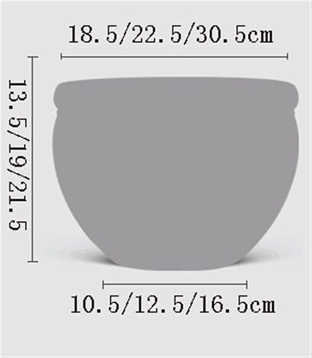 Porcelanowa Niebiesko-Biała Misa Dla Rybek, Misa Dla Rybek Z Chińskim Wzorem Smoka, Ceramiczna Doniczka Na Kwiaty, Dekoracja Hydroponiczna, Doniczka Na Żonkila,22.5cm