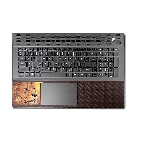 Image of MightySkins Carbon Fiber Skin Compatible with Alienware M18 R1 (2023) Full Wrap Kit - Lion Pride | Protective, Durable Textured Carbon Fiber Finish | Easy to Apply & Change Styles | Made in The USA