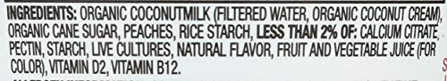 SO DELICIOUS Peach Coconut Milk Yogurt, 5.3 OZ
