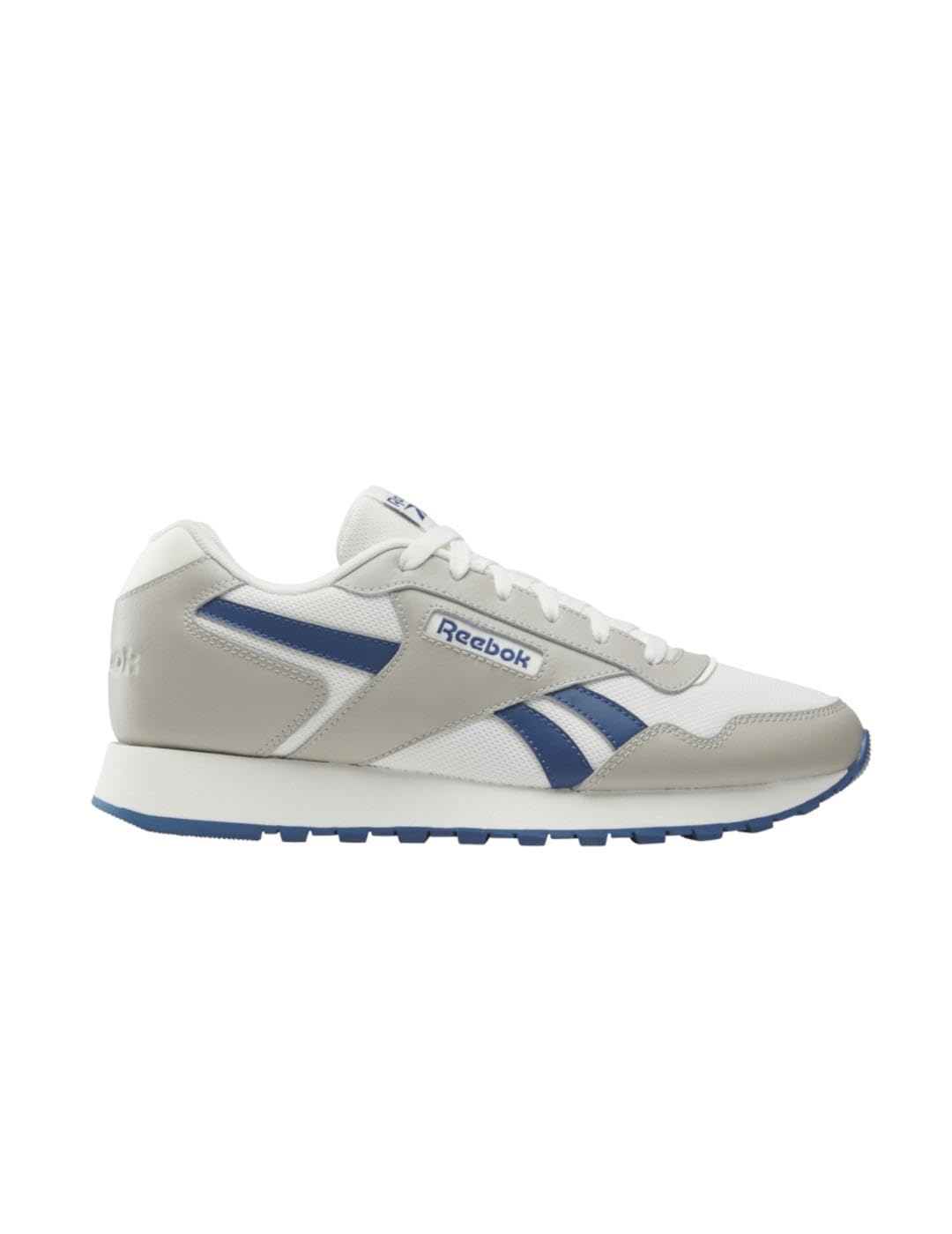 Reebok Unisex Glide Trainers, Chalk/Athletic Blue/Simplebrown, 40.5 EU