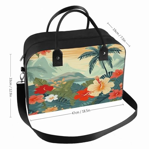 Bolso de portátil estilo hawaiano con correa ajustable miniatura 2