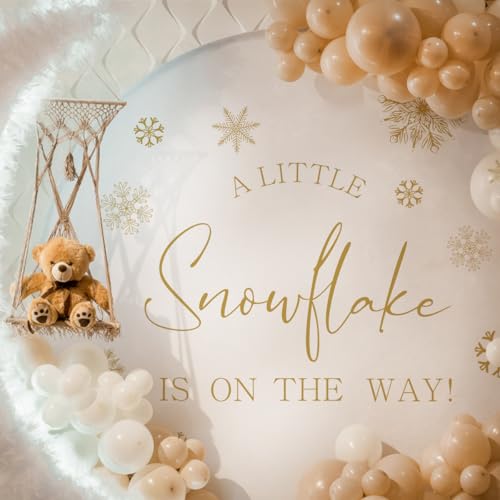 Vinilo decorativo A Little Snowflake is On The Way miniatura 3